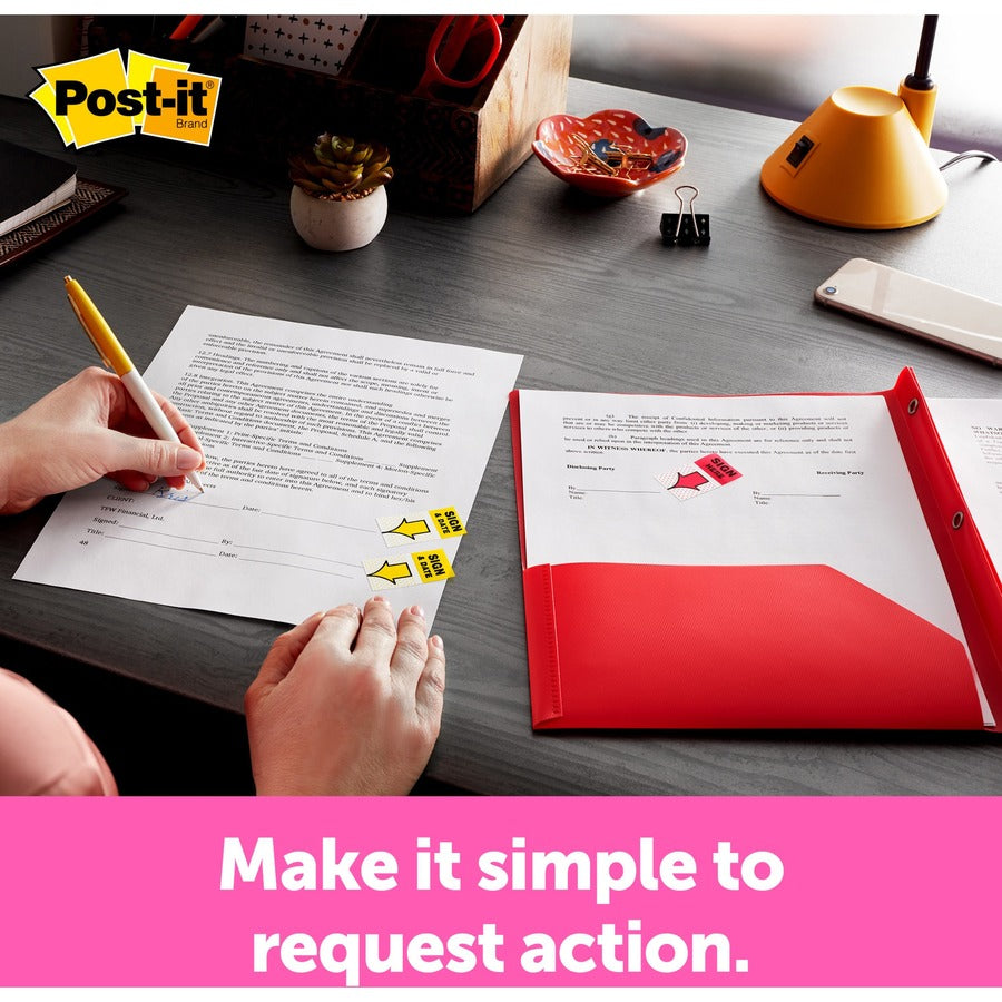 Post-it® Message Flag Value Pack