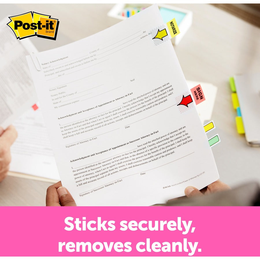 Post-it® Message Flag Value Pack