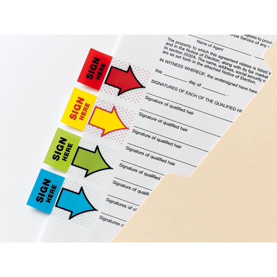 Post-it&reg; Message Flags - 120-Pack