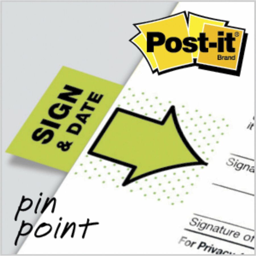 Post-it&reg; Message Flags - 120-Pack