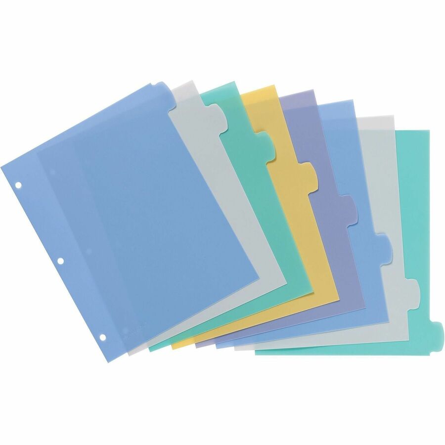 Avery Big Tab™ Intercalaires en plastique réinscriptibles, 8 onglets, 1 jeu