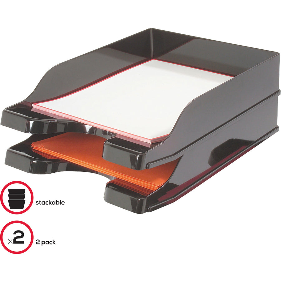 Deflecto DocuTray Multi-Directional Stacking Tray