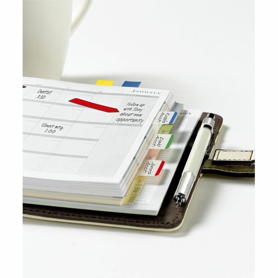 Post-it&reg; Durable Tabs - Red