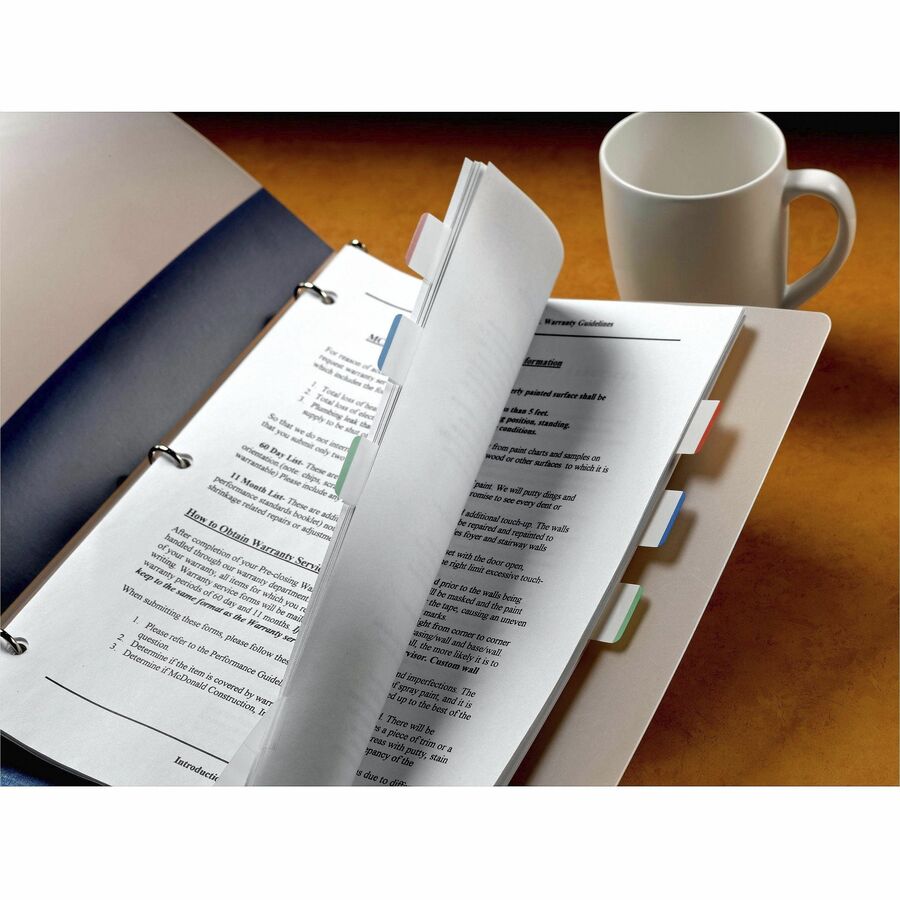 Post-it&reg; Durable Tabs - Red