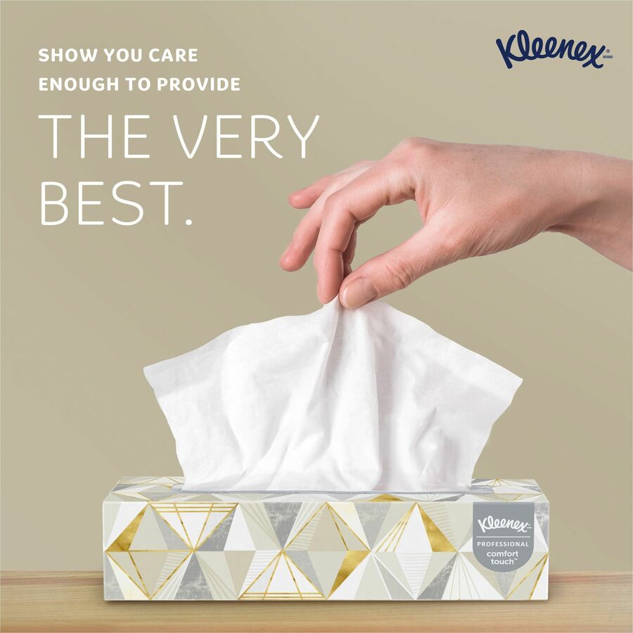 Kleenex Professional Facial Tissue for Business - Flat Box