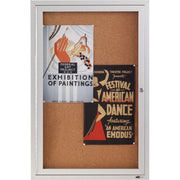 Quartet Enclosed Bulletin Board for Indoor Use - QRT23670