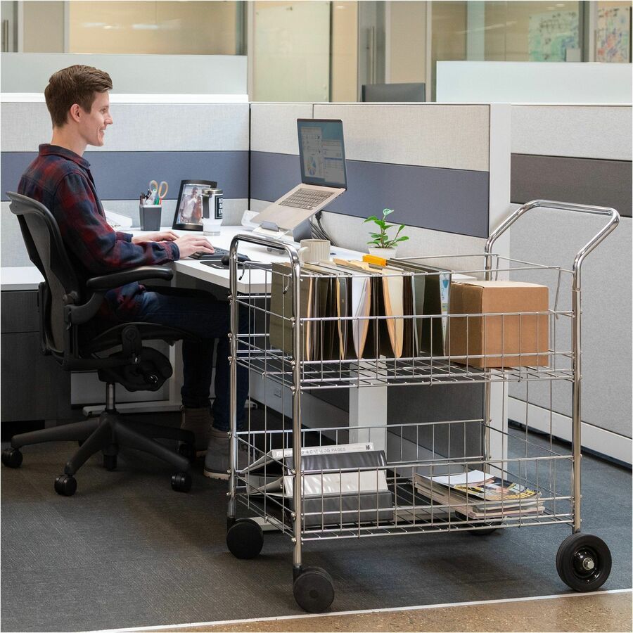 Fellowes Wire Mail Cart