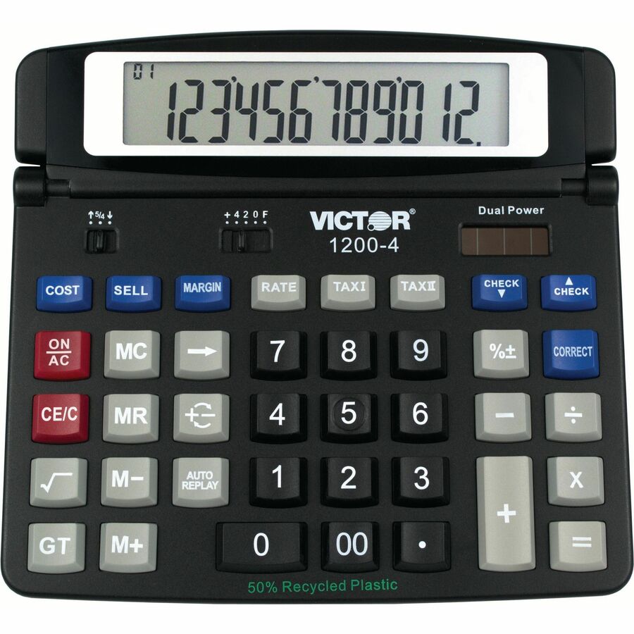 Victor 1200-4 Desktop Calculator — 12-Digit