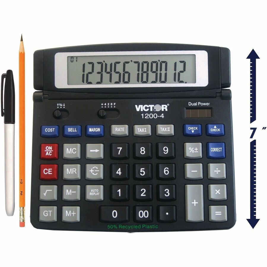Victor 1200-4 Desktop Calculator — 12-Digit