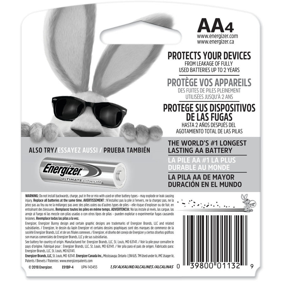 Energizer MAX Alkaline AA Batteries (Model 4)