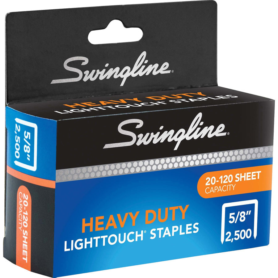 Swingline LightTouch Heavy-Duty Staples - 5/8" Leg, 2,500-Count