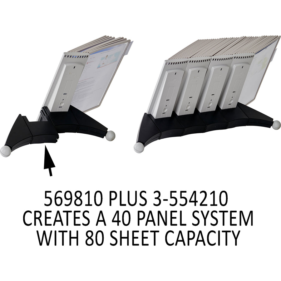 DURABLE Sherpa Desk Extension — 10-Panel