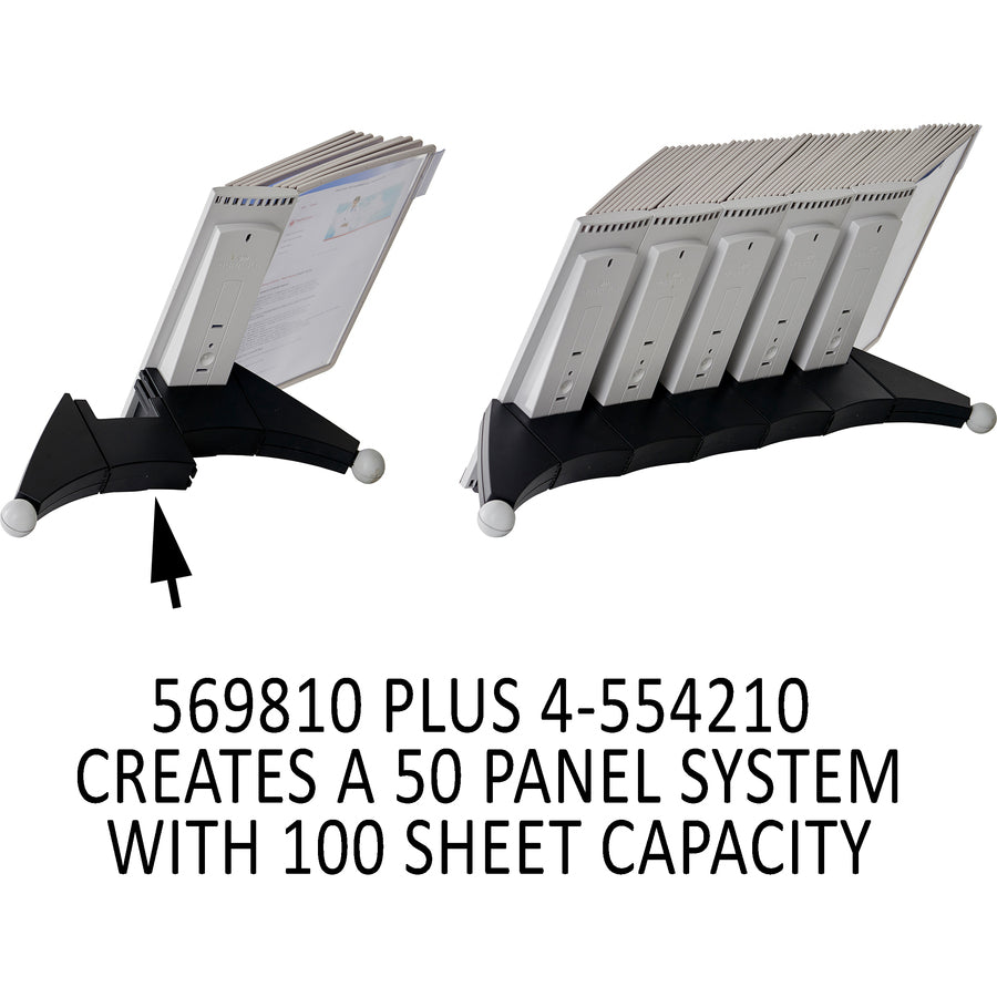 DURABLE Sherpa Desk Extension — 10-Panel