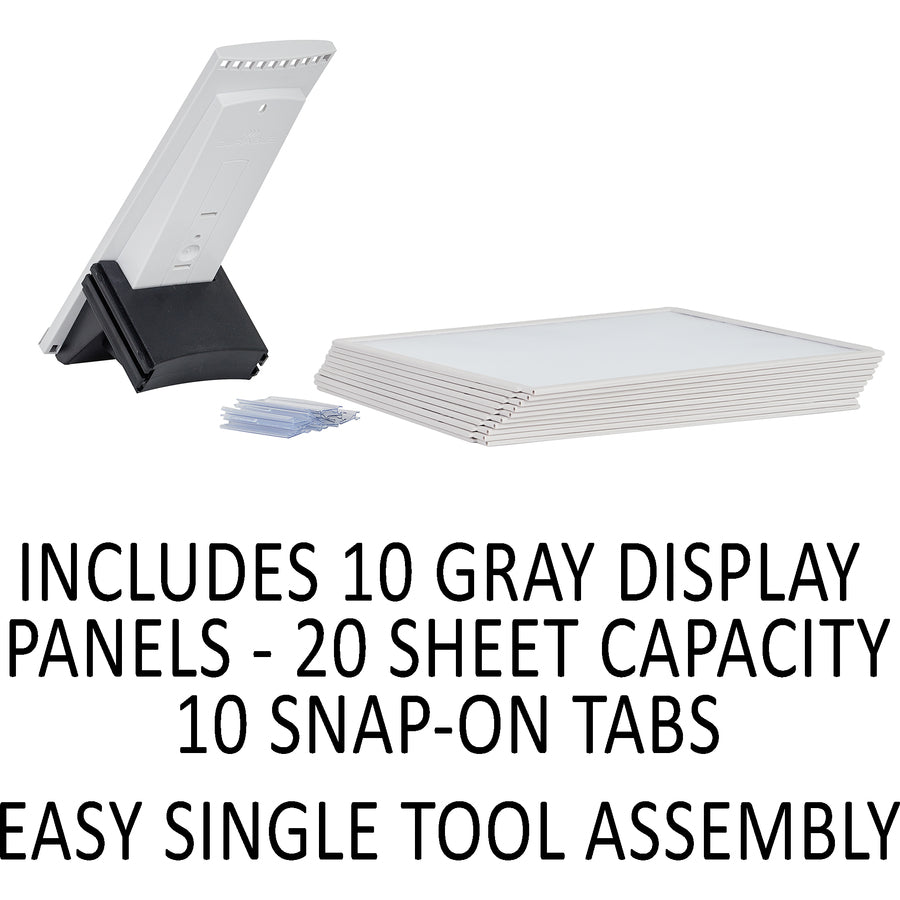 DURABLE Sherpa Desk Extension — 10-Panel