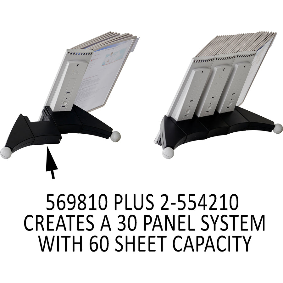 DURABLE Sherpa Desk Extension — 10-Panel
