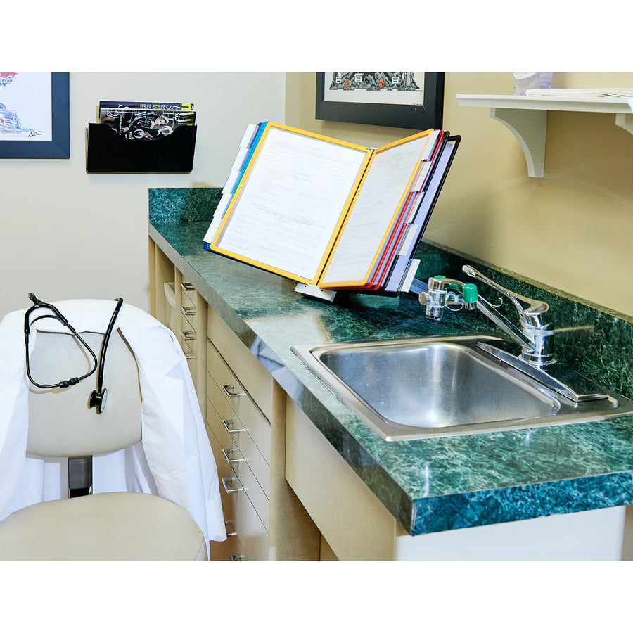 DURABLE Sherpa Desk Reference System — 10-Panel, Assorted
