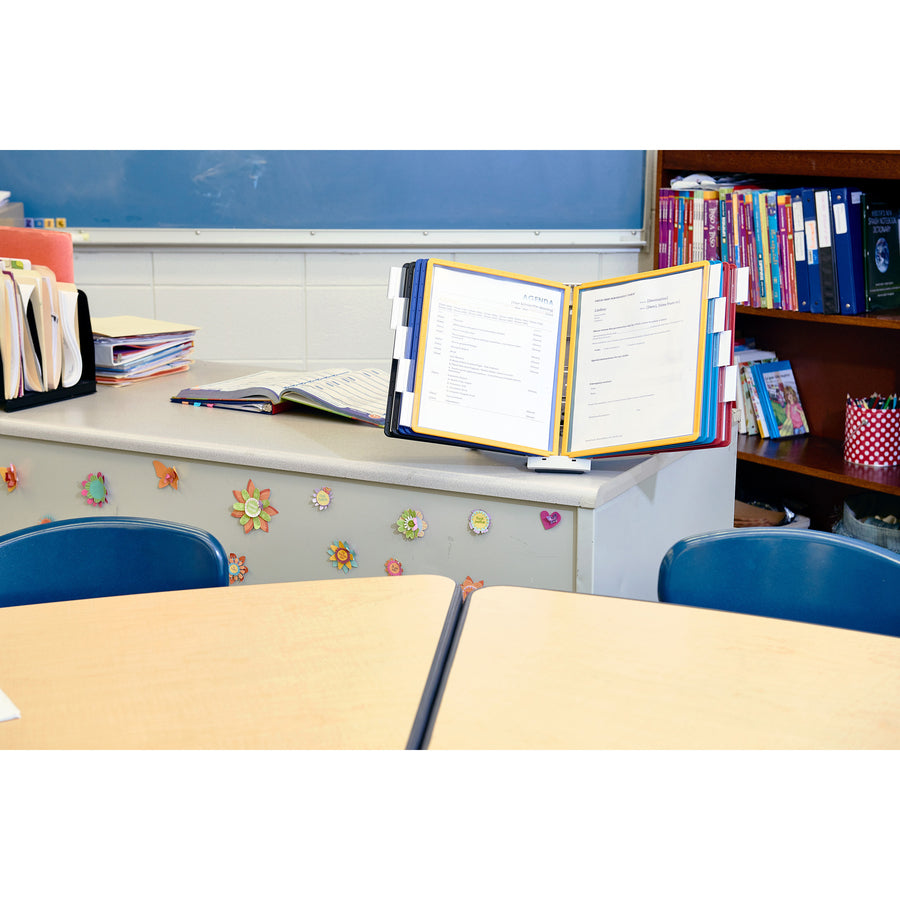 DURABLE Sherpa Desk Reference System — 10-Panel, Assorted