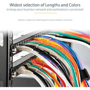 StarTech.com 3ft CAT6 Ethernet Cable - Blue Snagless Gigabit - 100W PoE UTP 650MHz Category 6 Patch Cord UL Certified Wiring/TIA