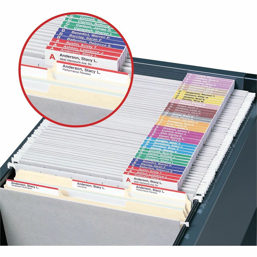 Smead Viewables Premium 3D hanging Folder Tabs and Labels