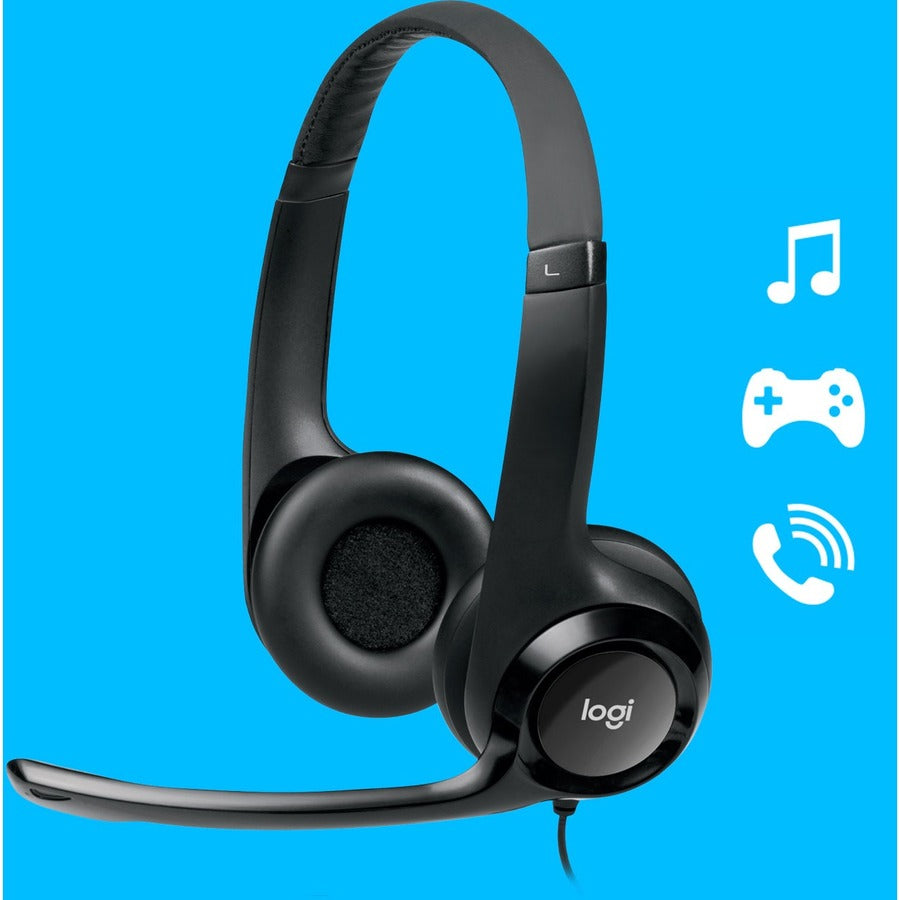 Logitech H390 USB Headset — Noise-Cancelling Mic