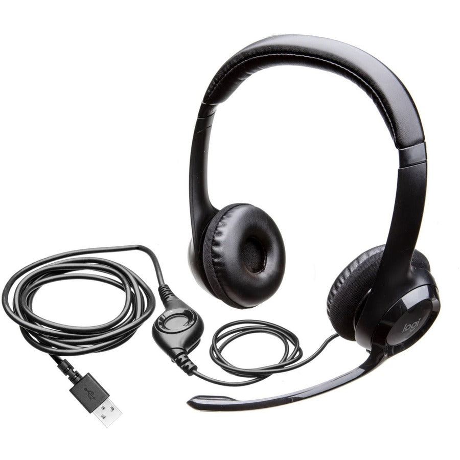 Logitech H390 USB Headset — Noise-Cancelling Mic