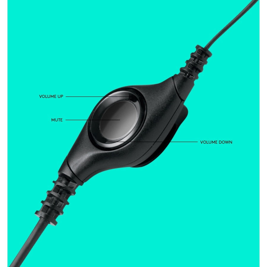 Logitech H390 USB Headset — Noise-Cancelling Mic