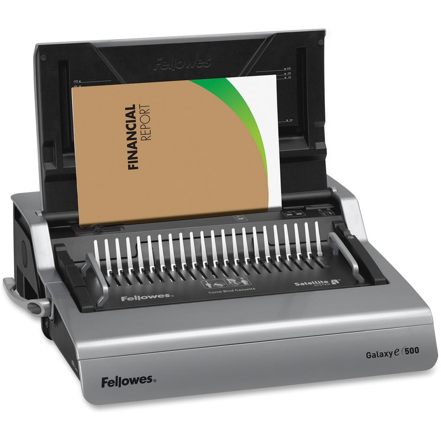 Fellowes Galaxy-E„¢ 500 Electric Comb Binding Machine w/ Starter Kit