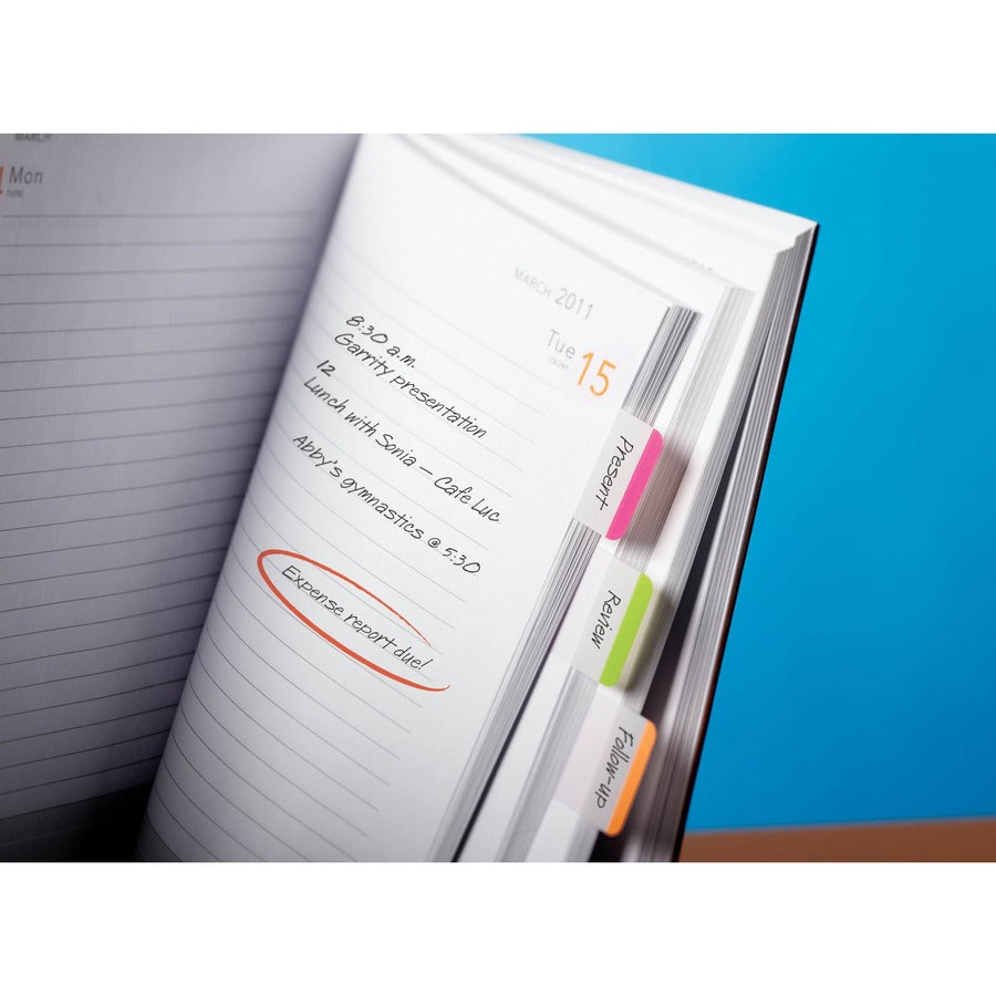 Post-it&reg; Durable Tabs - Red