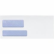 Quality Park No. 9 Double Window Envelopes with Tamper-Evident Seal