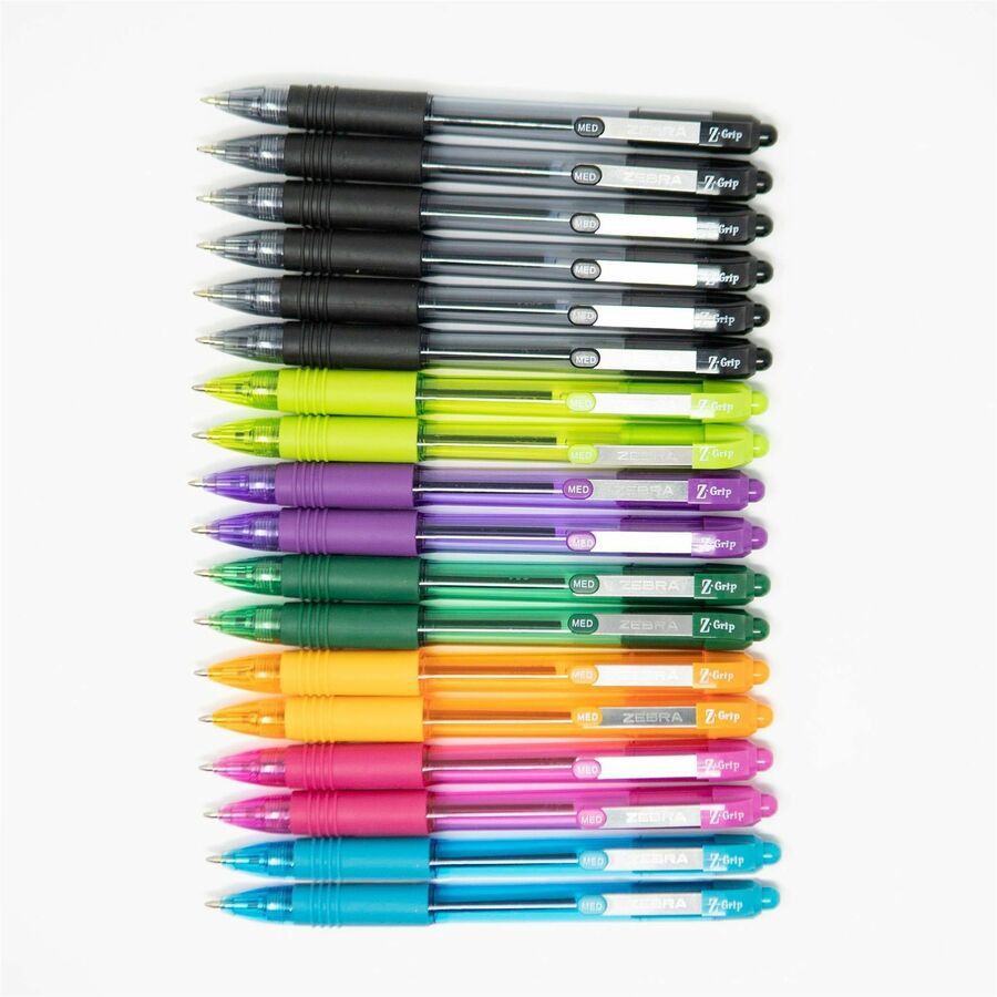 Zebra Z-Grip Retractable Ballpoint Pens