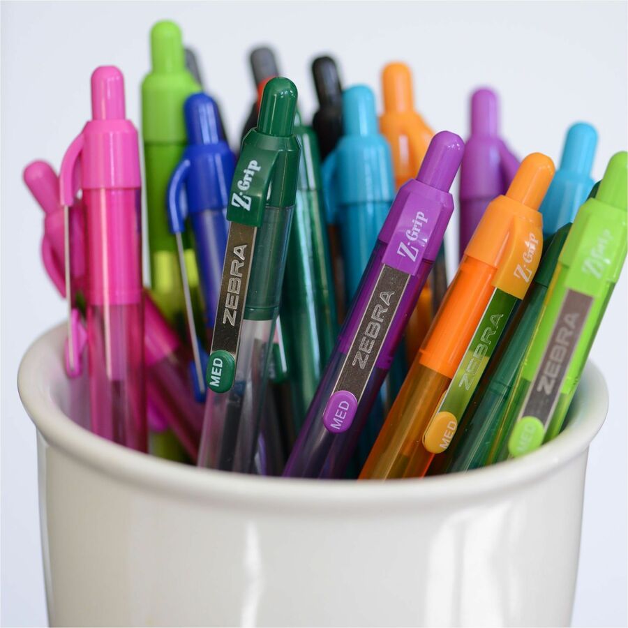 Zebra Z-Grip Retractable Ballpoint Pens