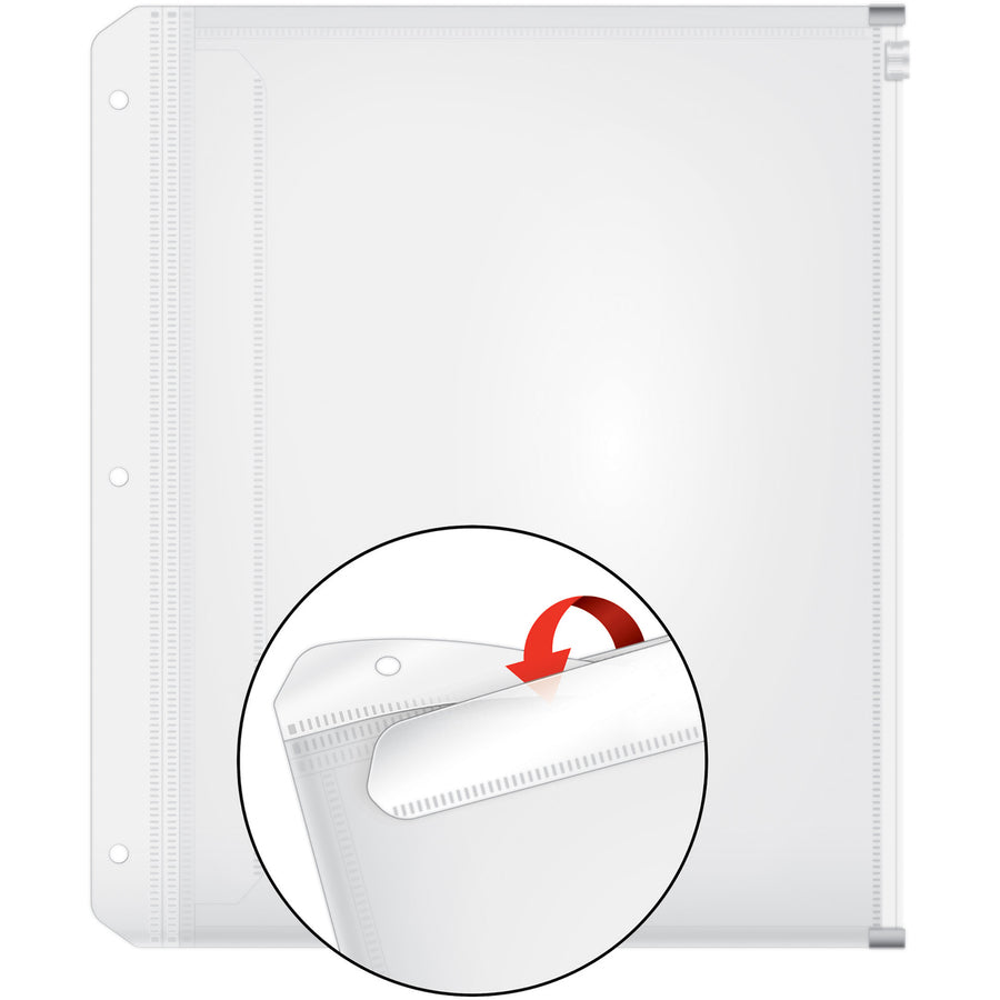 Cardinal® HOLD IT Expanding Zipper Binder Pockets