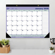 Blueline 2026 12-Month Monthly Desk Pad/Calendar - January to December - 21-1/4" x 16" - English C181731