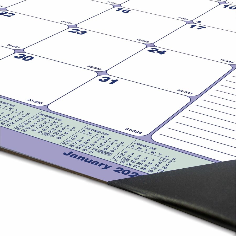 Blueline 2026 12-Month Monthly Desk Pad/Calendar - January to December - 21-1/4" x 16" - English C181731