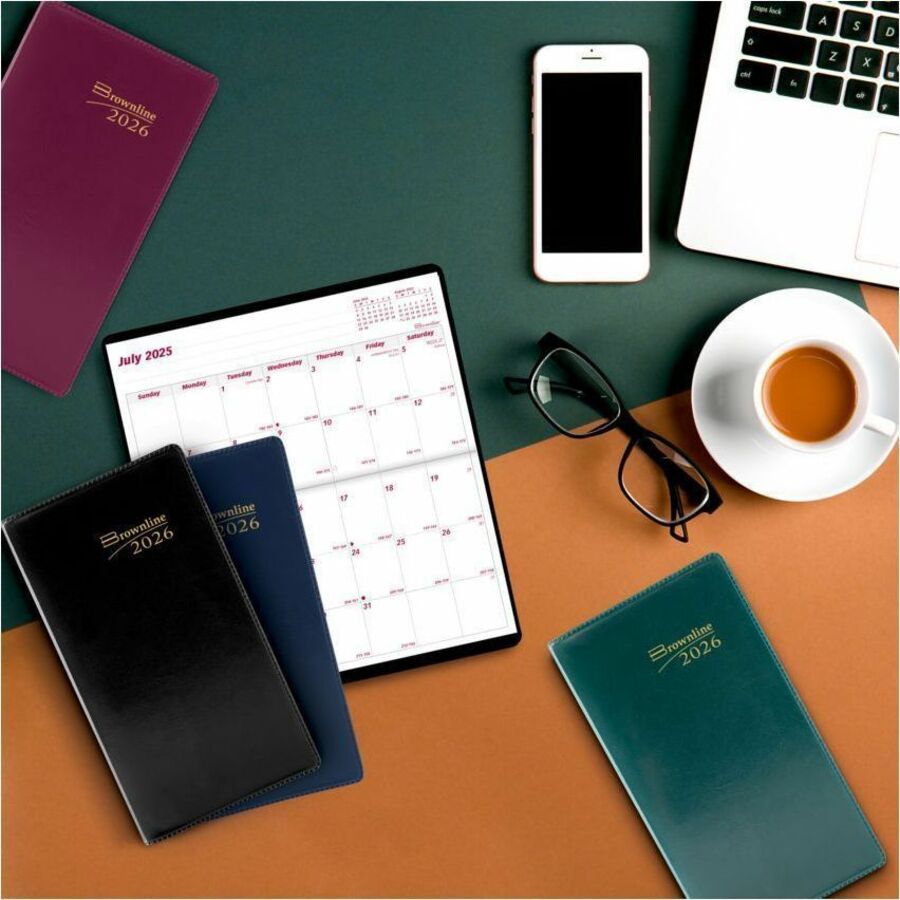 Blueline 18-month Pocket Planner 2024-2025, Assorted, CA12.AST