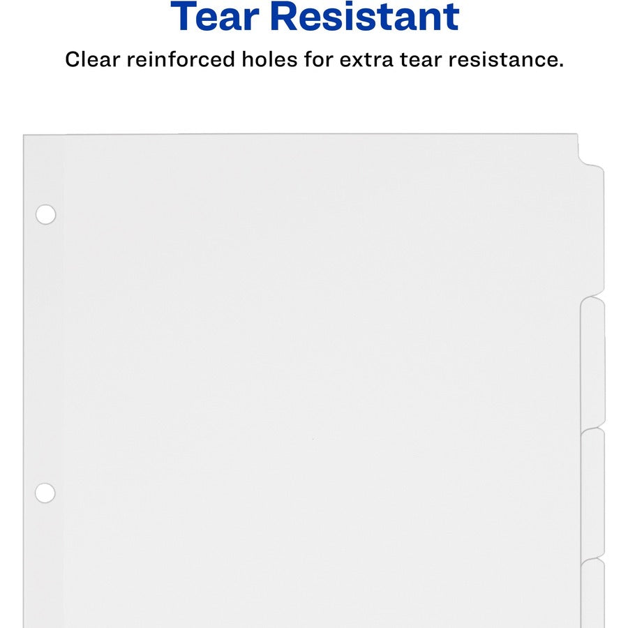 Avery® Write On Dividers, 5 tabs