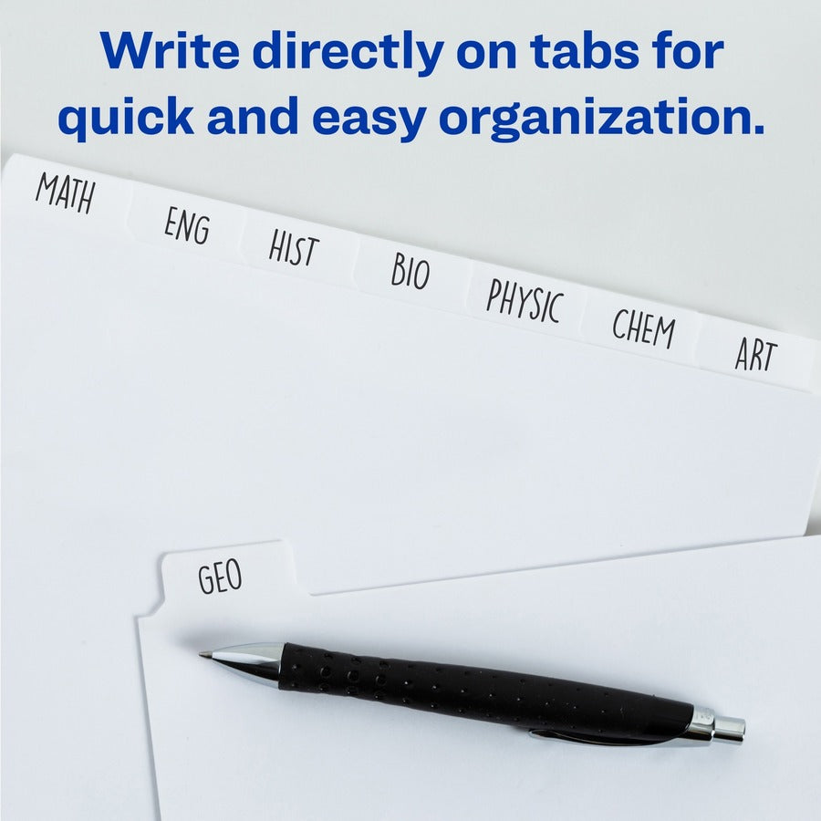Avery® Write On Dividers, 5 tabs