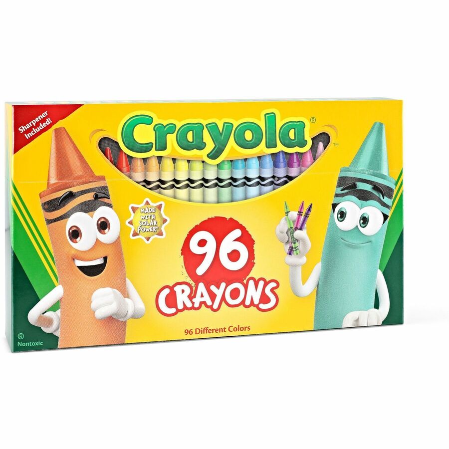 Crayola Crayons with Built-in Sharpener — 96 Count