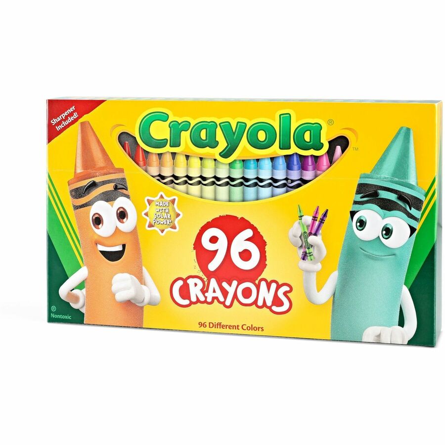 Crayola Crayons with Built-in Sharpener — 96 Count