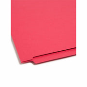 Smead Shelf-Master Straight Tab Cut Legal Recycled End Tab File Folder - 1 Box