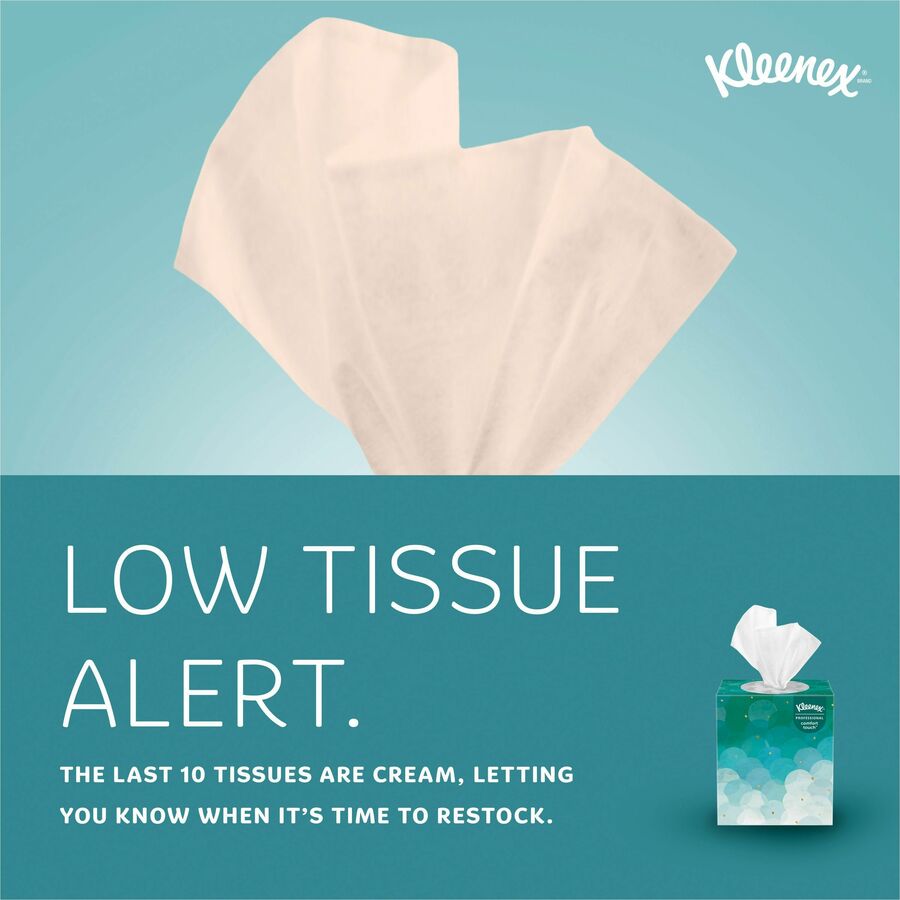 Kleenex Professional Facial Tissue Cube — 2-Ply, 95 Sheets