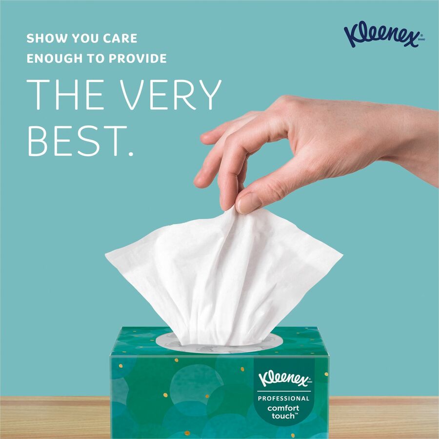 Kleenex Professional Facial Tissue Cube — 2-Ply, 95 Sheets