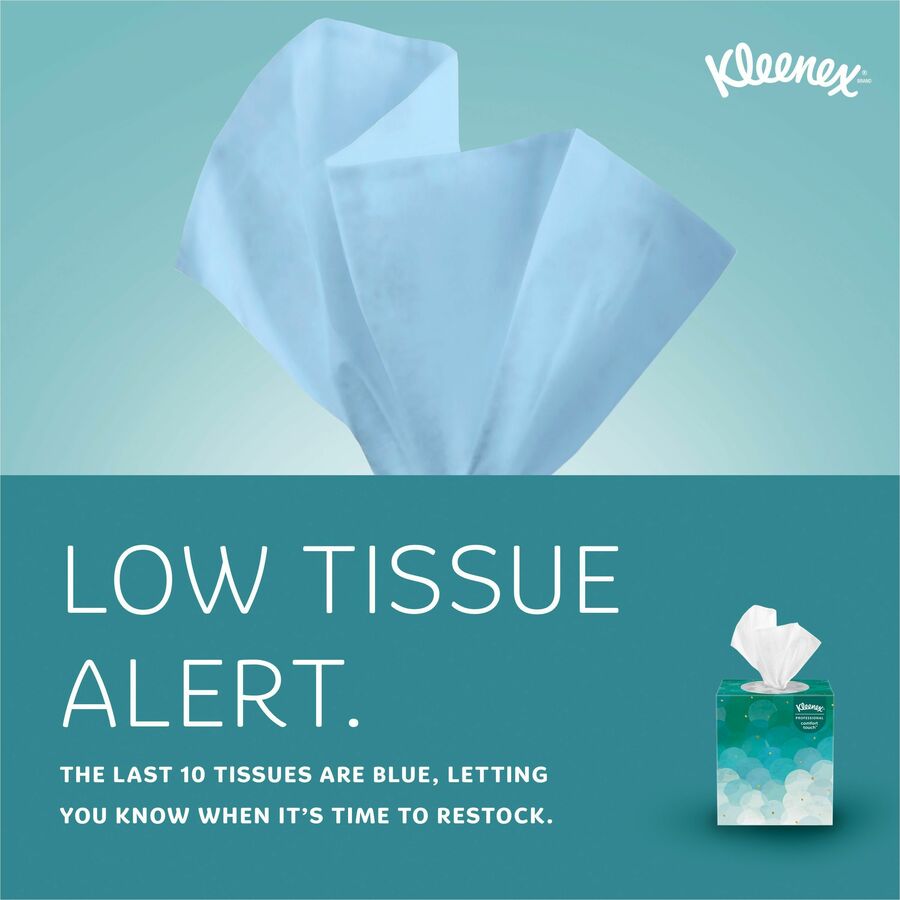 Kleenex Professional Facial Tissue Cube — 2-Ply, 95 Sheets