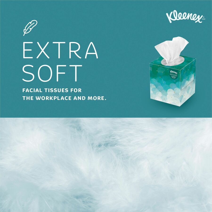 Kleenex Professional Facial Tissue Cube — 2-Ply, 95 Sheets