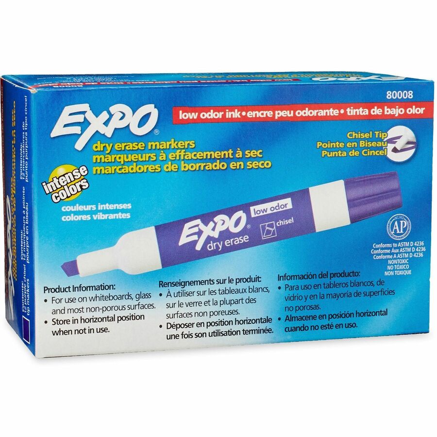 Expo Large Barrel Dry-Erase Markers - 12 / Box