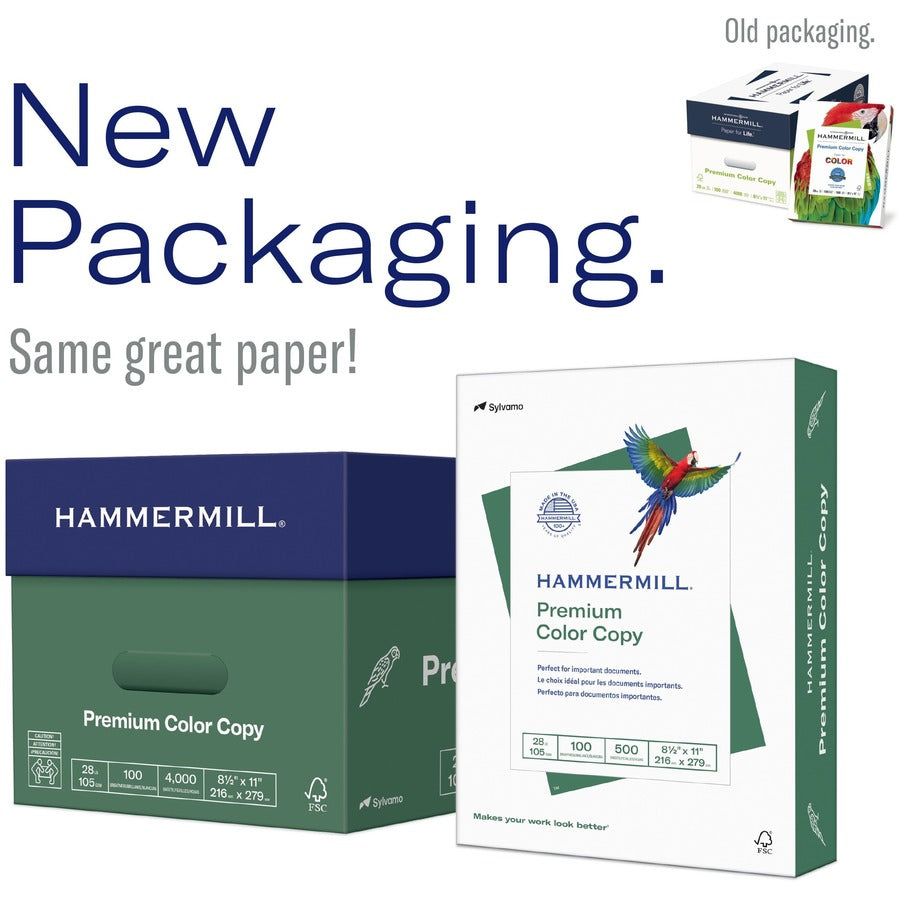 Hammermill Premium Color Copy Digital Paper - White - 500-Pack