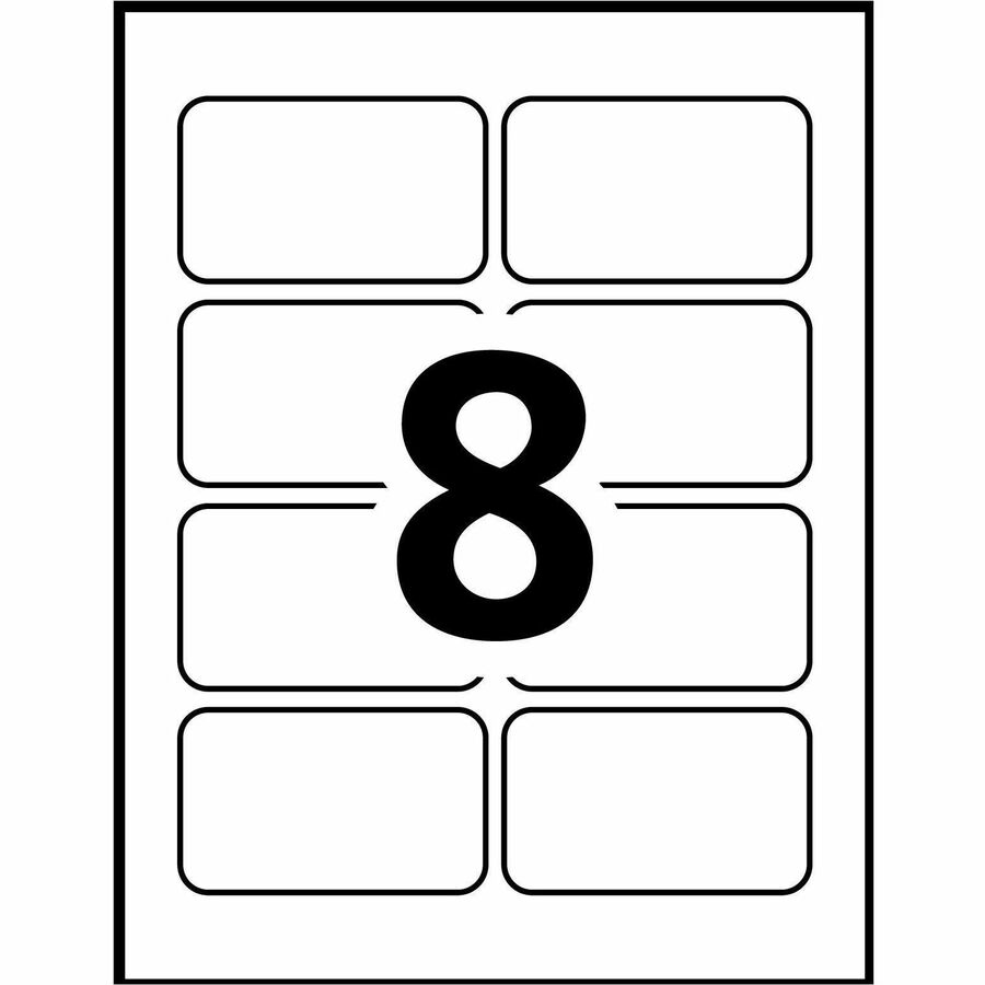 Avery® Name Badge Insertsfor Laser and Inkjet Printers, 2-1/4 x 3-1/2