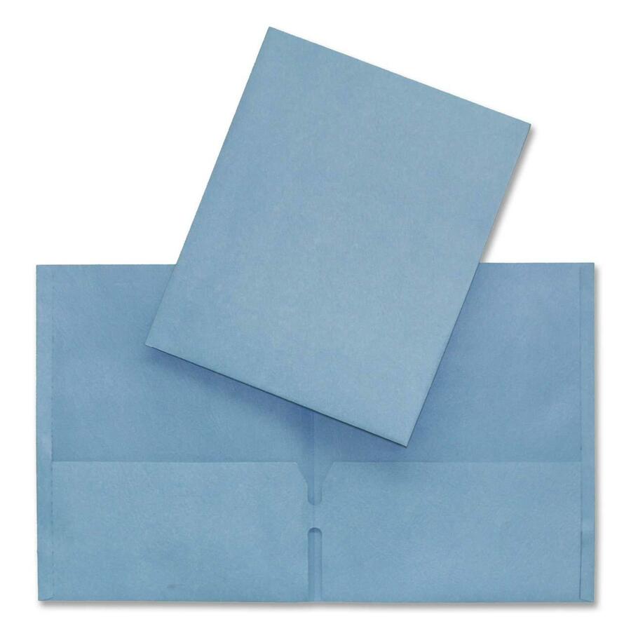Chemise à rabats Oxford, deux poches – format Lettre, couleurs assorties