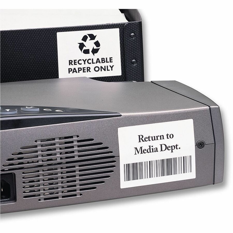 Avery® Durable ID Labelswith TrueBlock„¢ Technology for Laser Printers, 2-5/8" x 2"