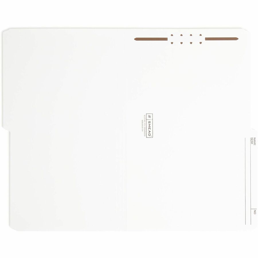 Smead 1/2 Tab Cut Legal Recycled Fastener Folder